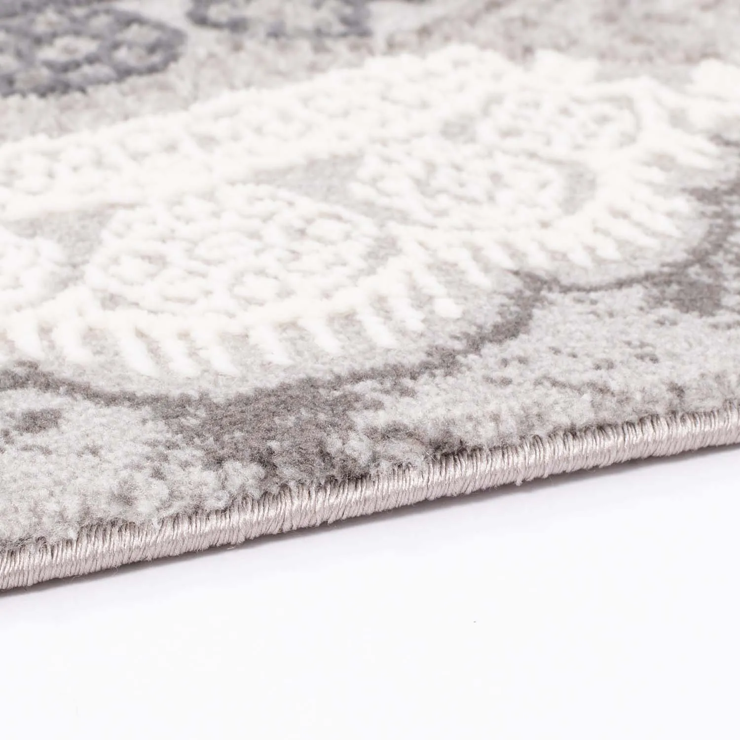 Wilton-Teppich - Sari (grau)