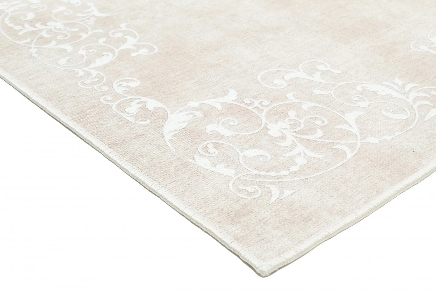 Wilton-Teppich - Santi (beige/weiß)