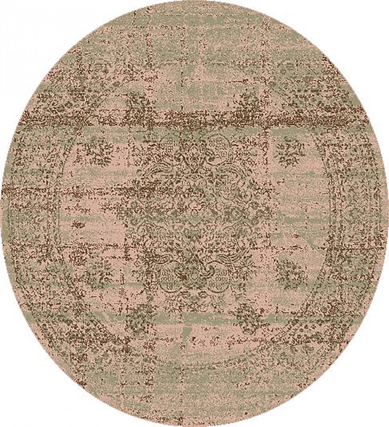 Rund Teppich - Peking Royal (rosa)