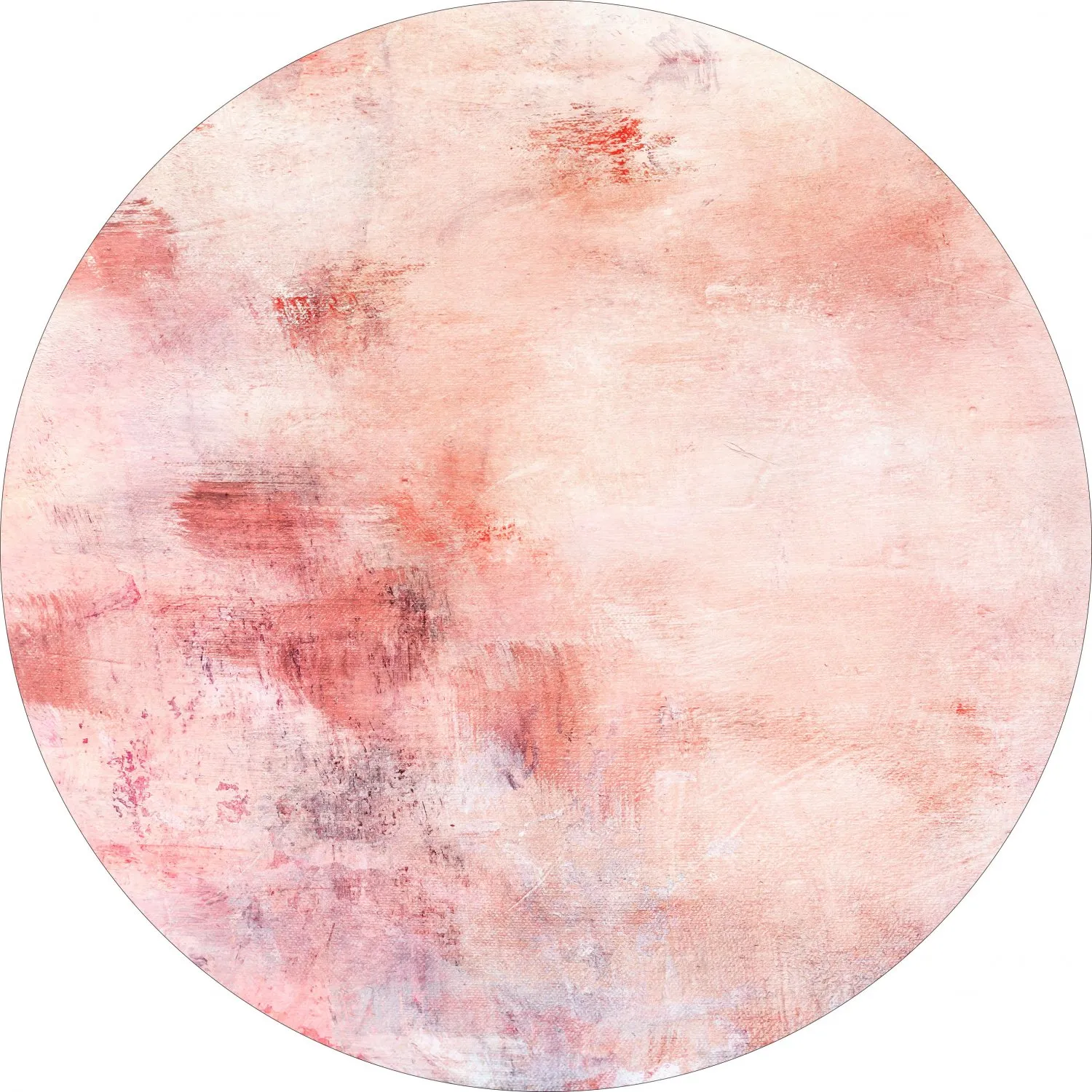 Rund Teppich - Nancy (rosa)