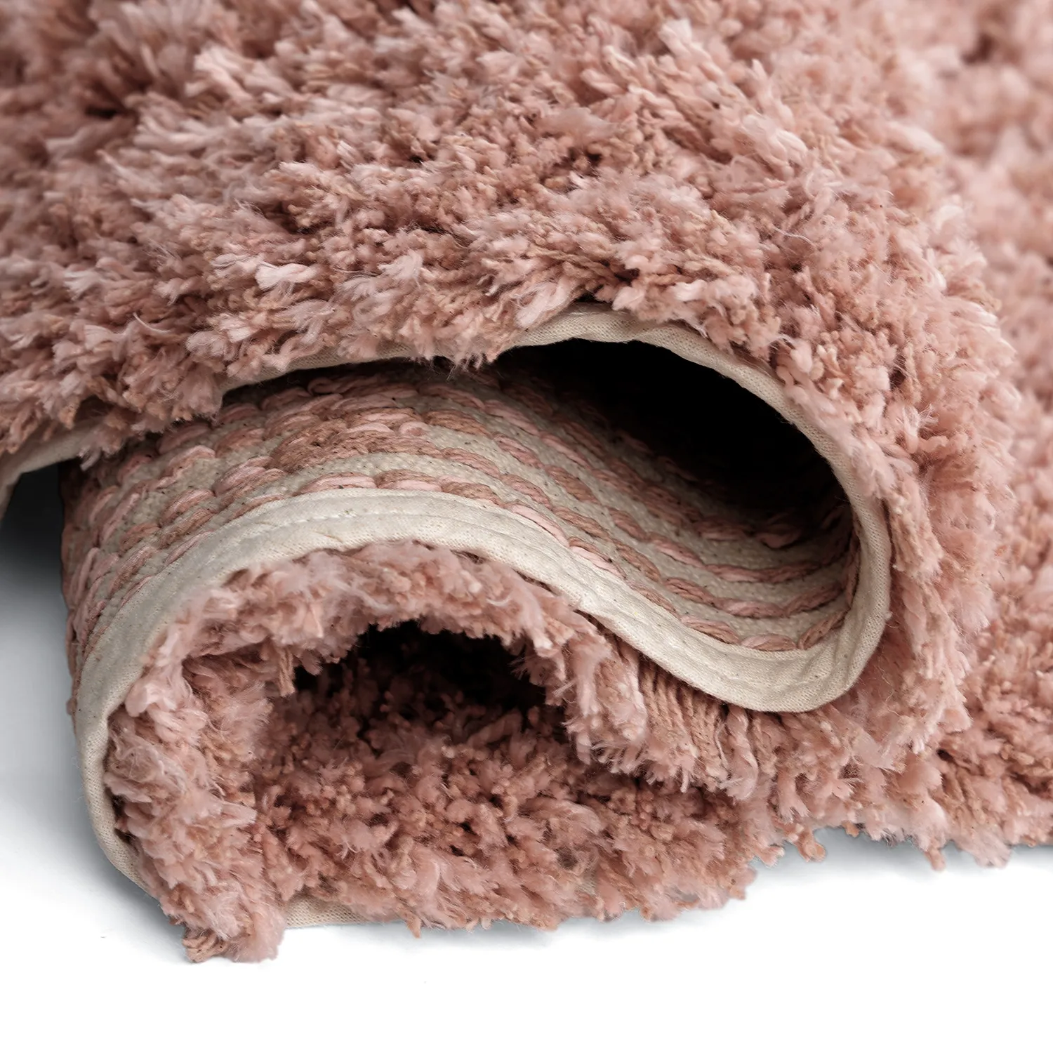 Rund Teppich - Perast Natural Cotton Shaggy (mehrfarbig)