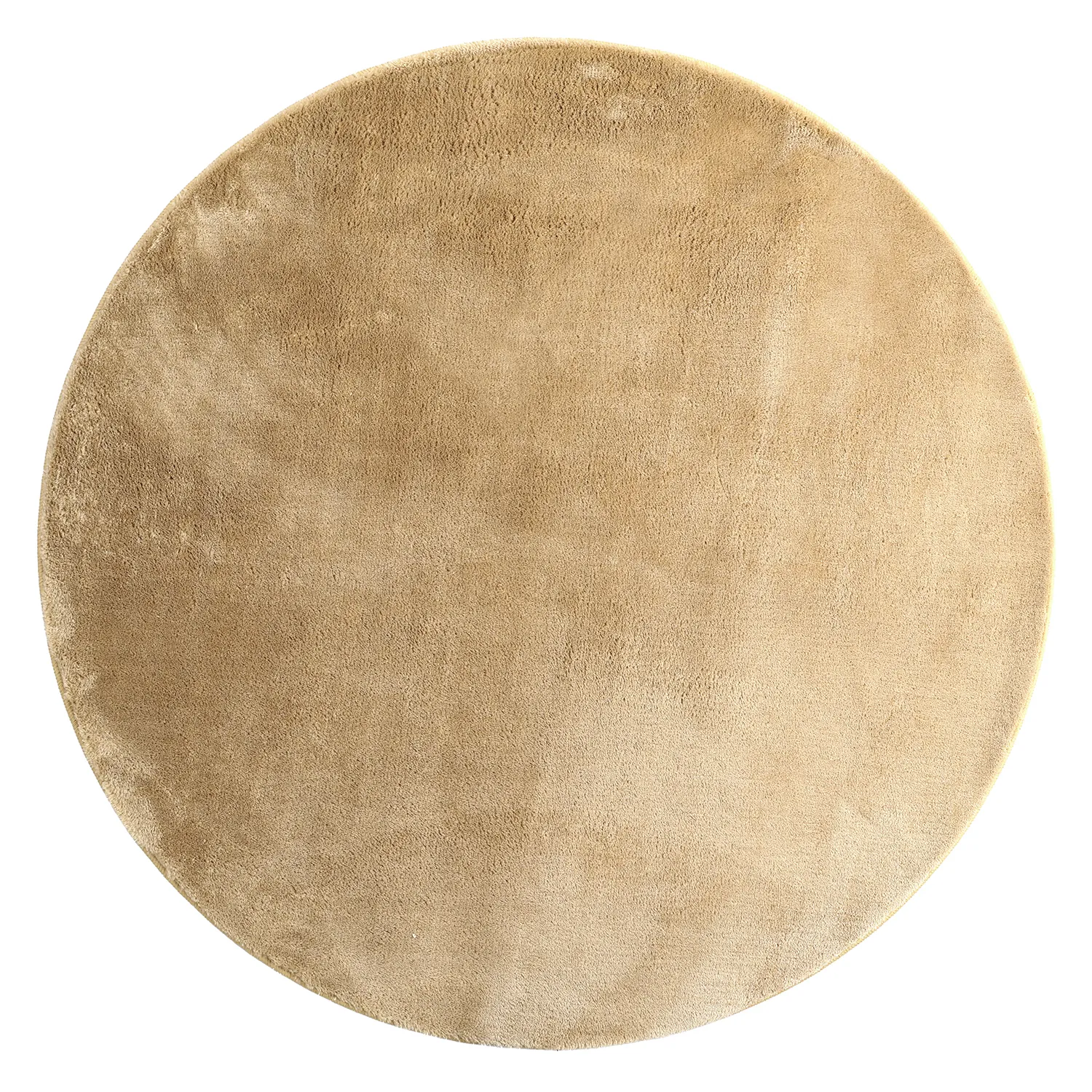Runde Teppiche - Aranga Super Soft Fur (dunkelbeige)