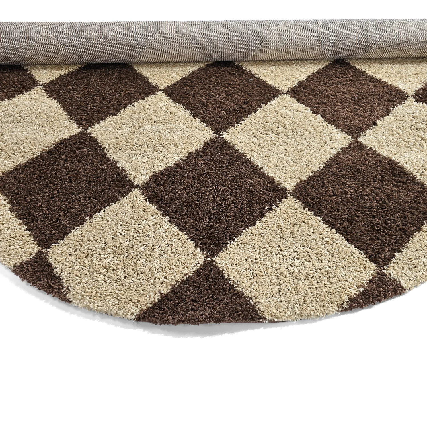 Runde Teppiche - Albi (braun/beige)