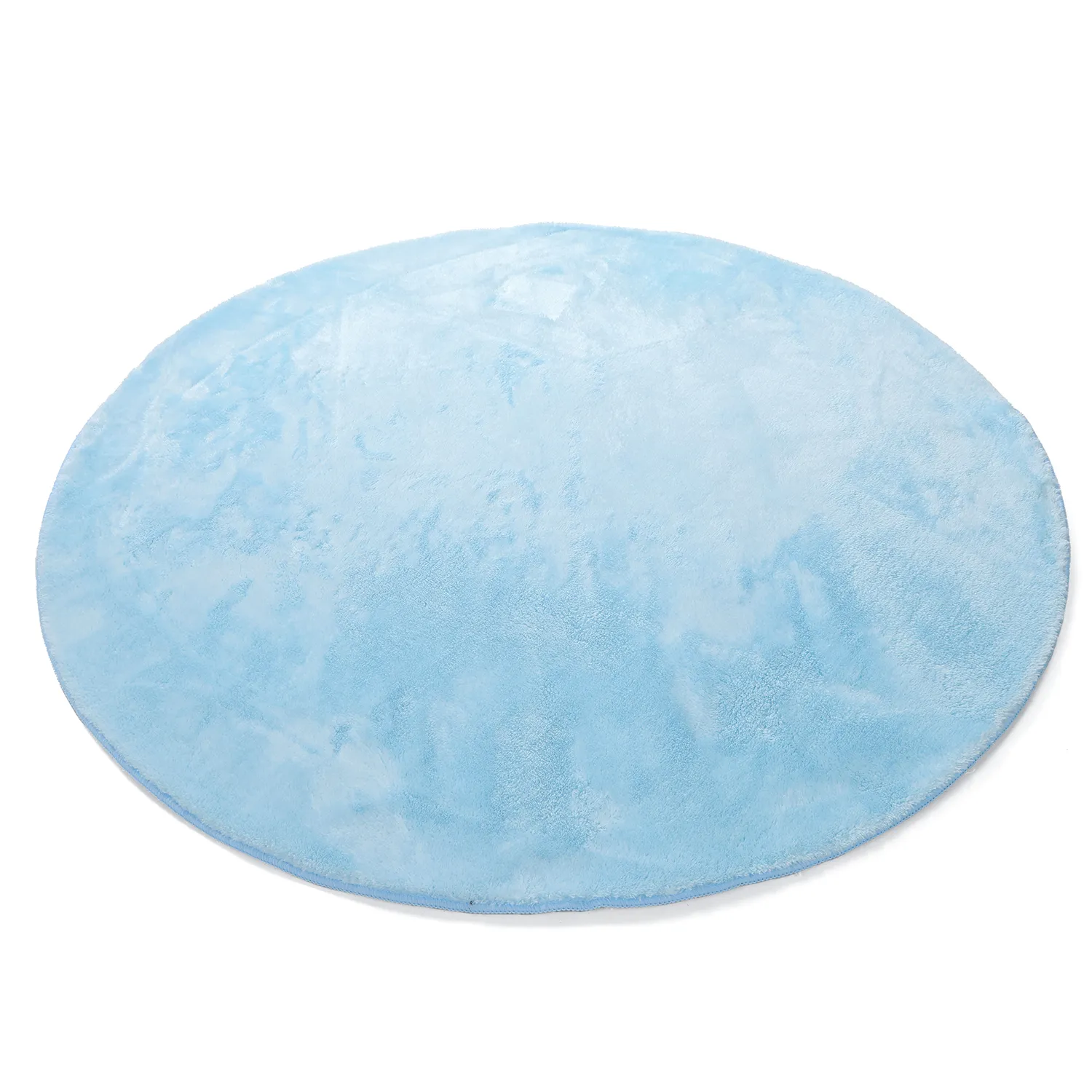 Runde Teppiche - Aranga Super Soft Fur (hellblau)