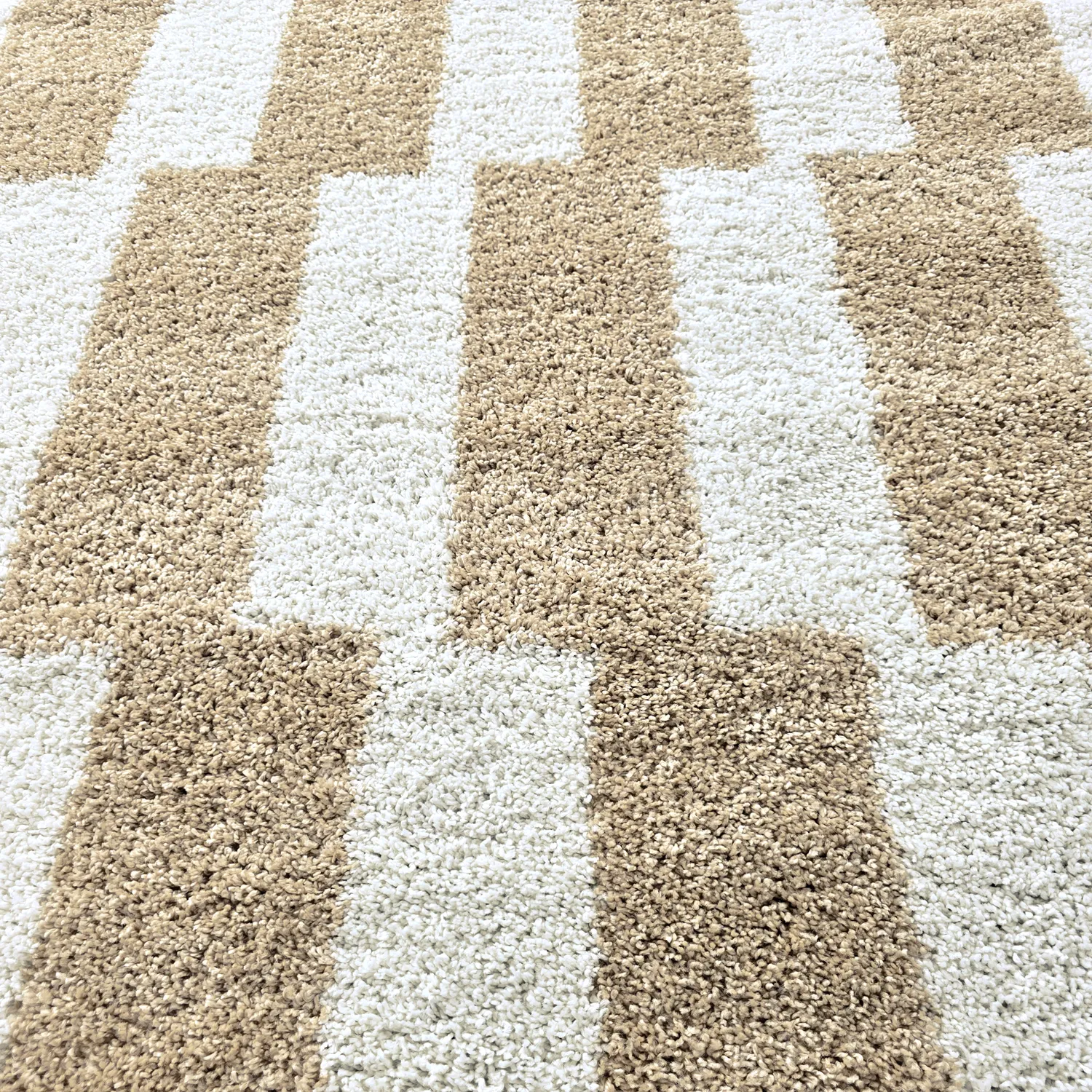 Runde Teppiche - Tamri (beige/weiß)