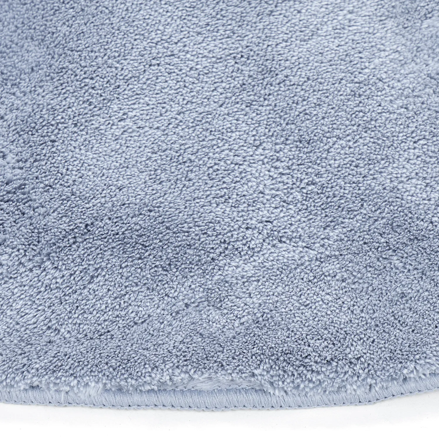 Runde Teppiche - Aranga Super Soft Fur (stahlblau)