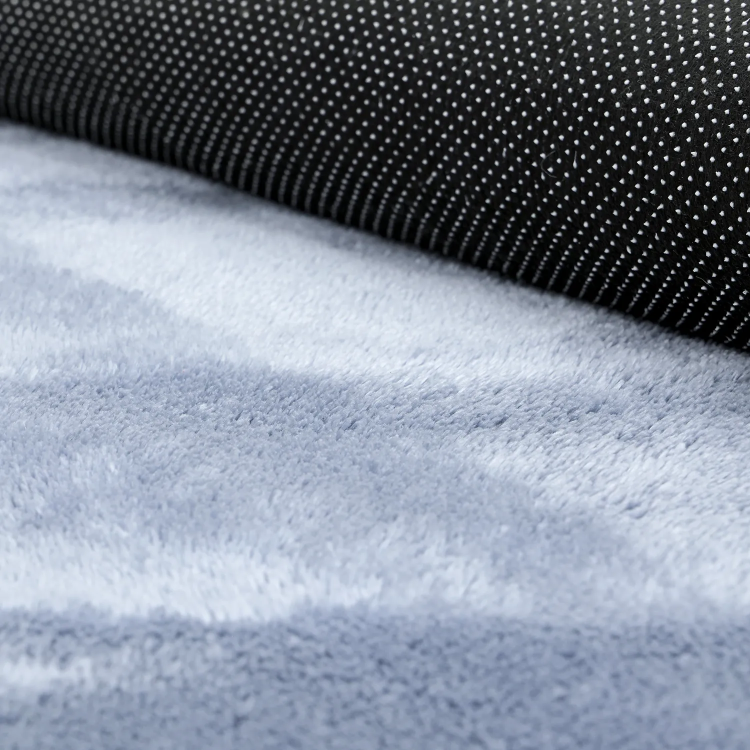 Runde Teppiche - Aranga Super Soft Fur (stahlblau)
