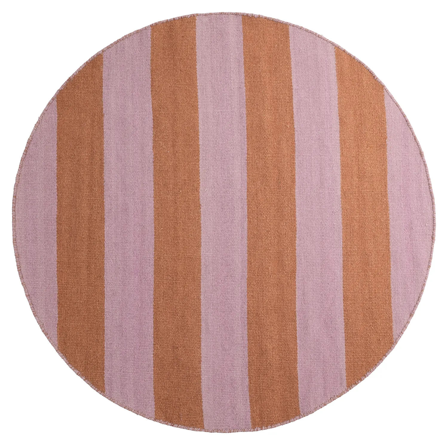 Rund Teppich - Garine (orange/rosa)