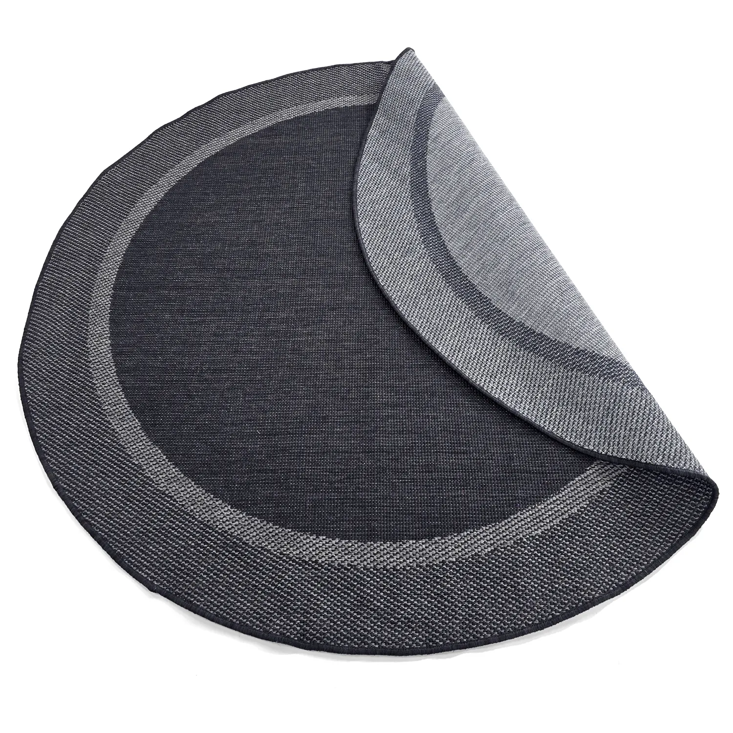 Rund Teppich - Indoor/Outdoor Alta (anthrazit)