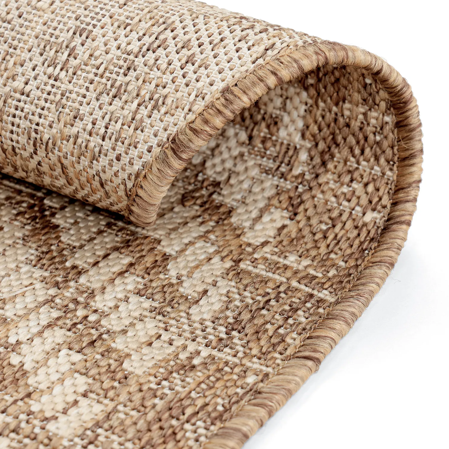 Rund Teppich - Indoor/Outdoor Donora (braun)