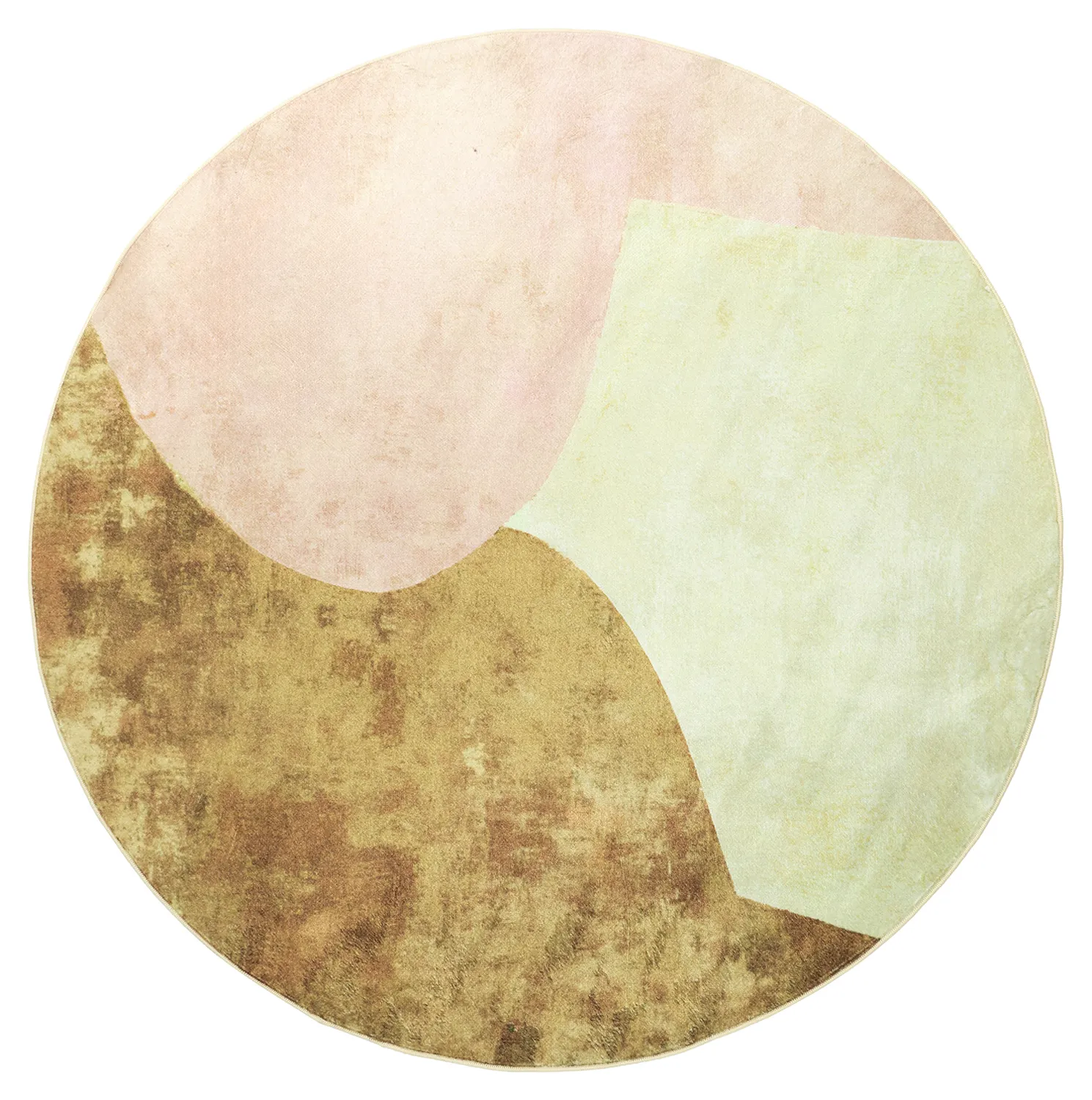 Rund Teppich - Lazio (beige/rosa)
