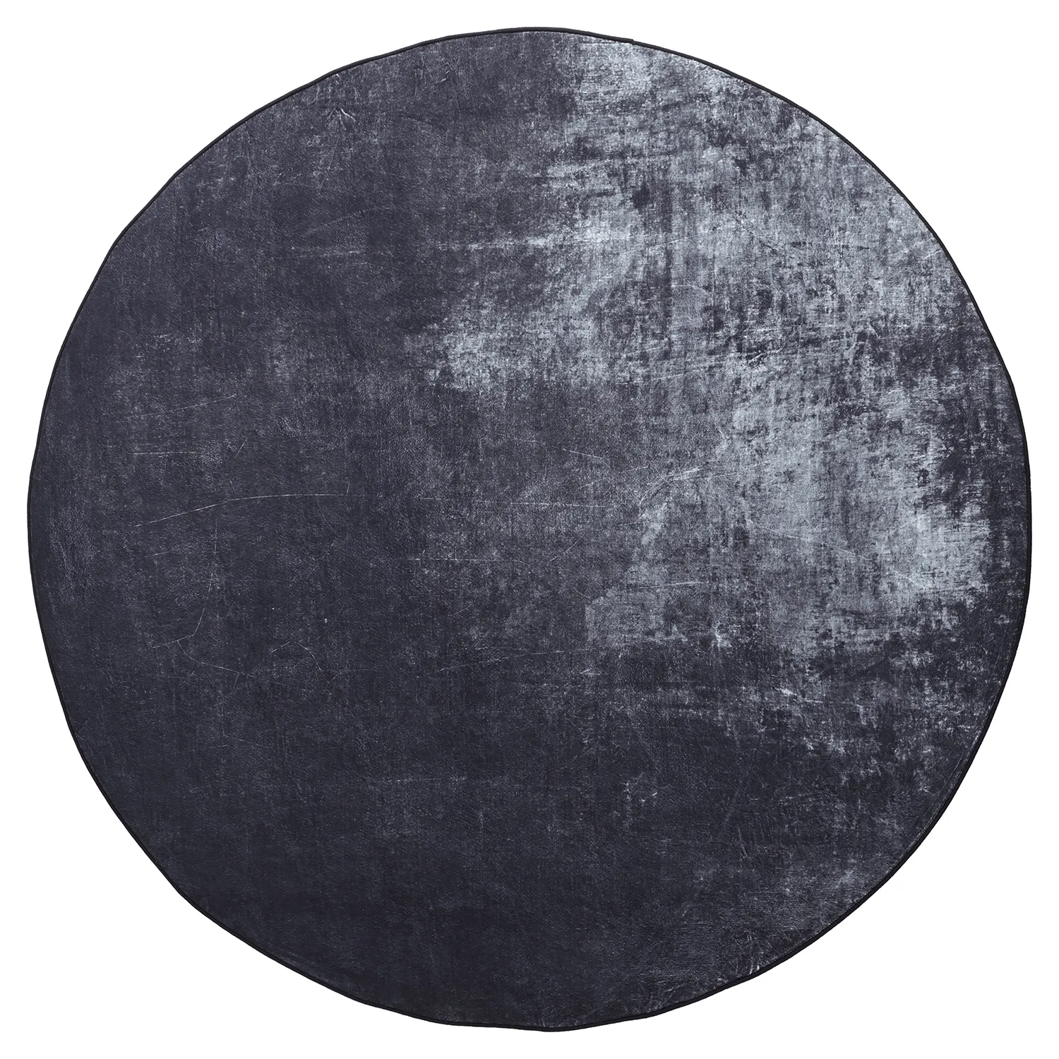 Rund Teppich - Lynton (schwarz)