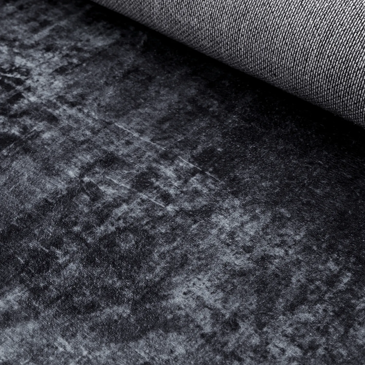 Rund Teppich - Lynton (schwarz)