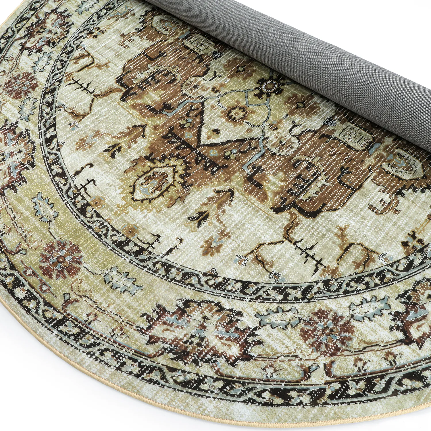 Rund Teppich - Siliana (beige)