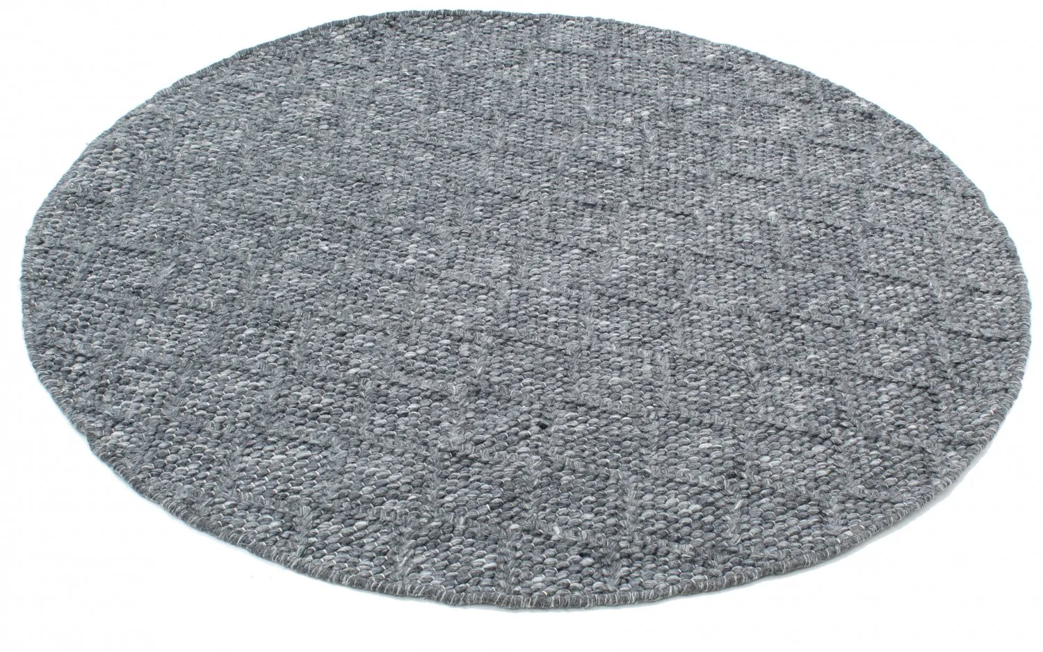 Runde Teppiche - Rut (Dunkelgrau)