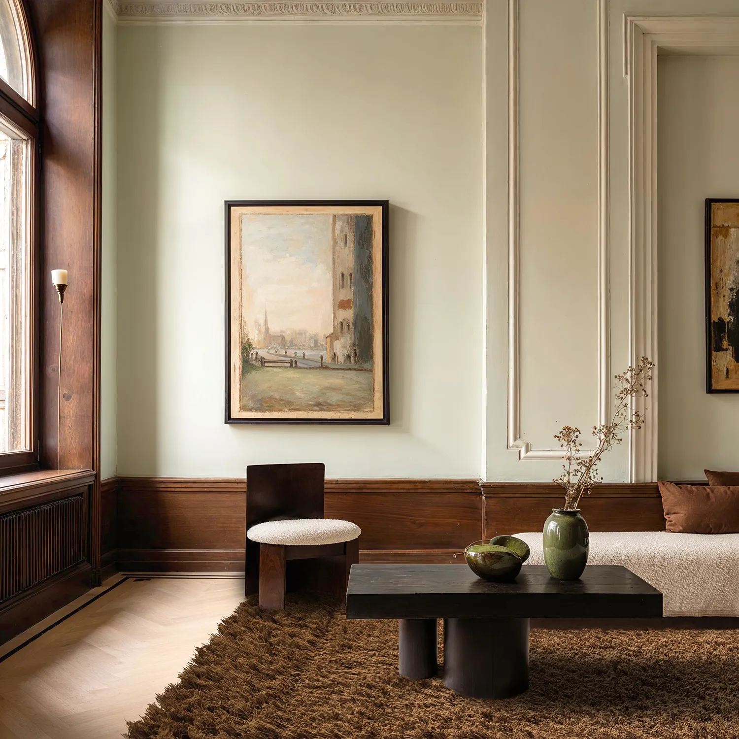 Hochflorteppiche - Melilla Hand Woven Wool Shaggy (braun)