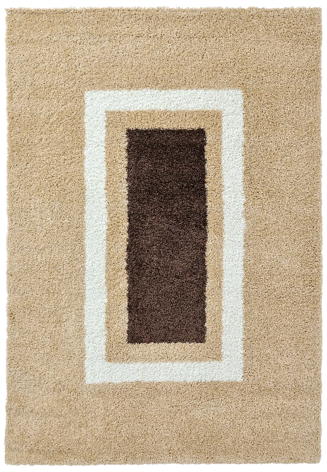 Hochflorteppiche - Alsace (beige/weiß/braun)
