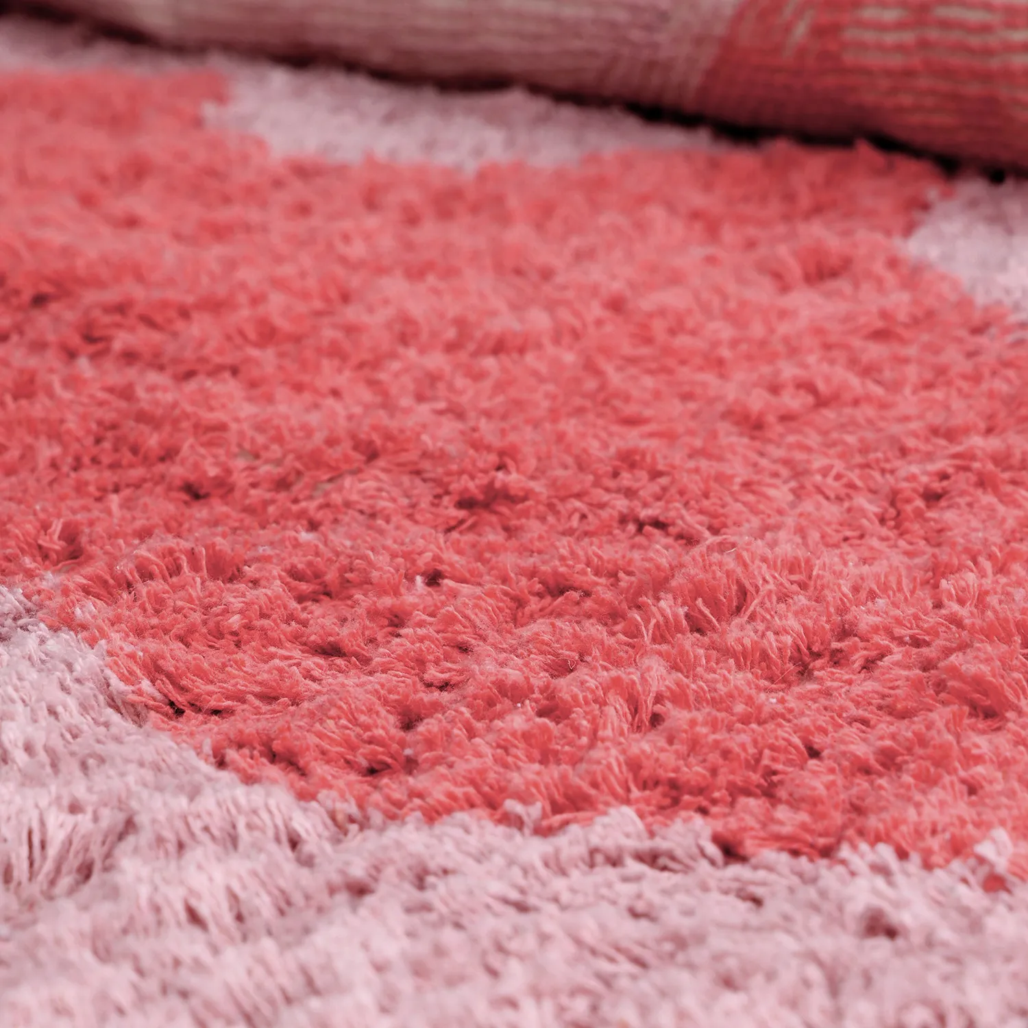 Hochflorteppiche - Amira Natural Cotton Shaggy (rosa)