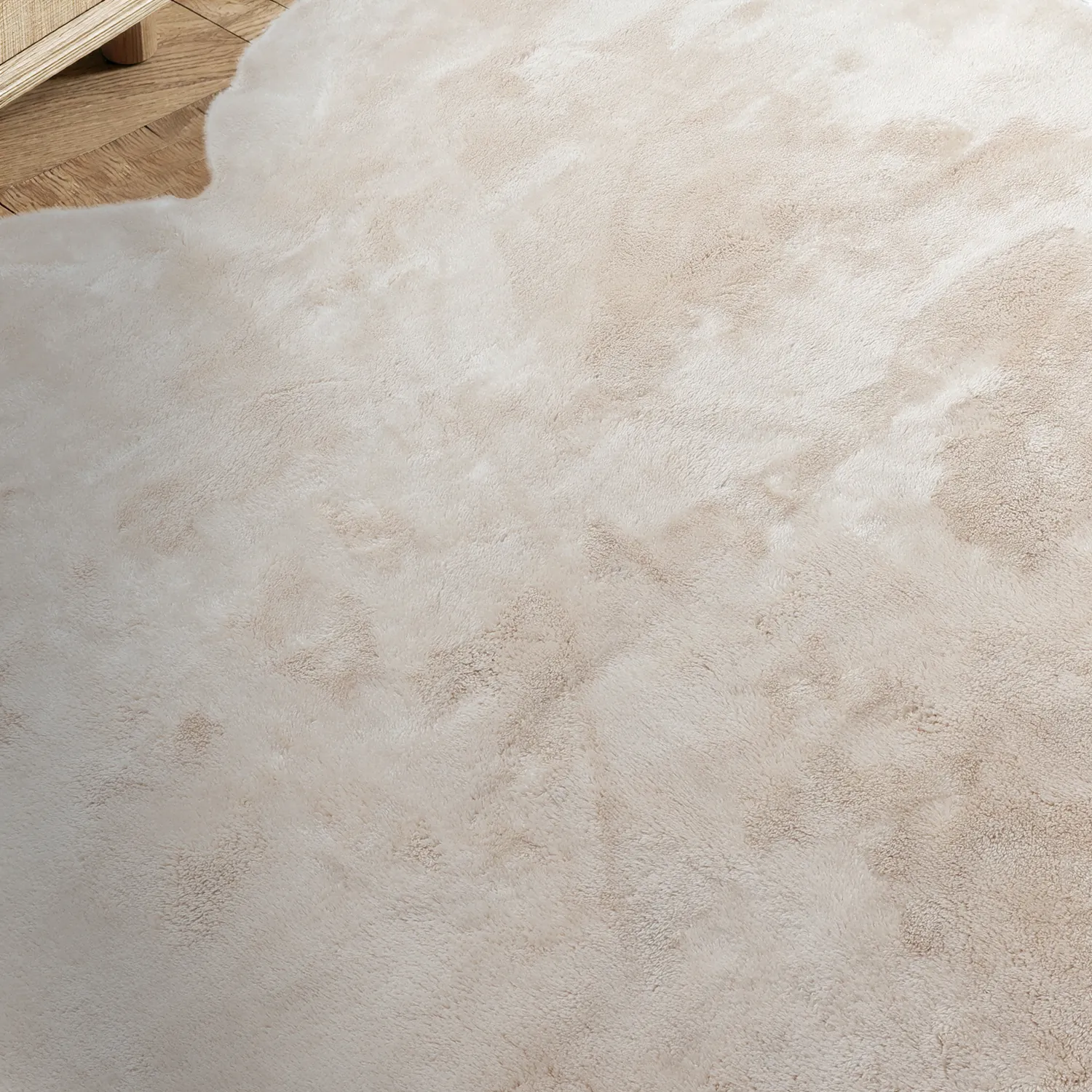 Kinderteppich - Aranga Super Soft Heart (beige)