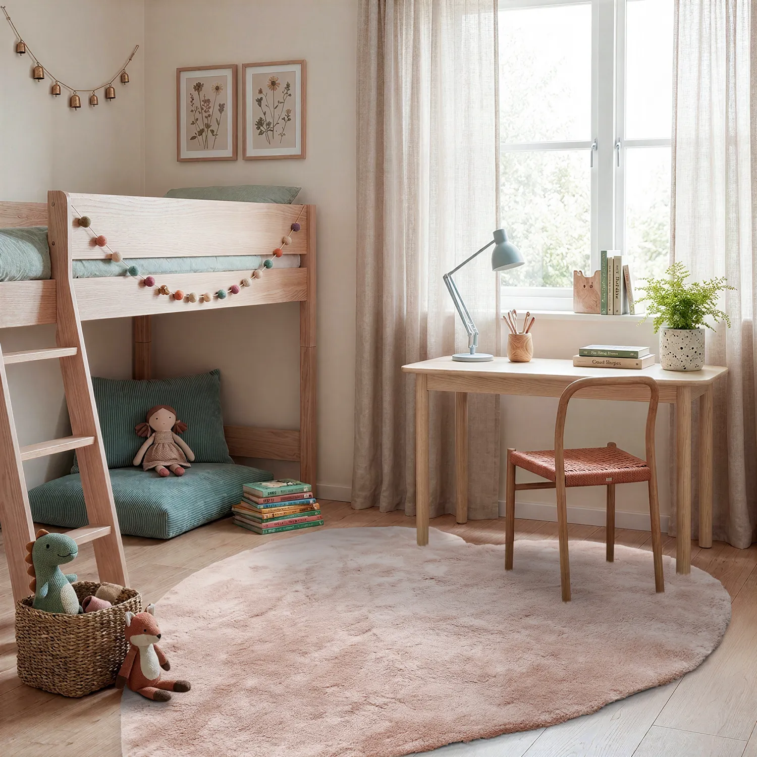 Kinderteppich - Aranga Super Soft Heart (rosa)