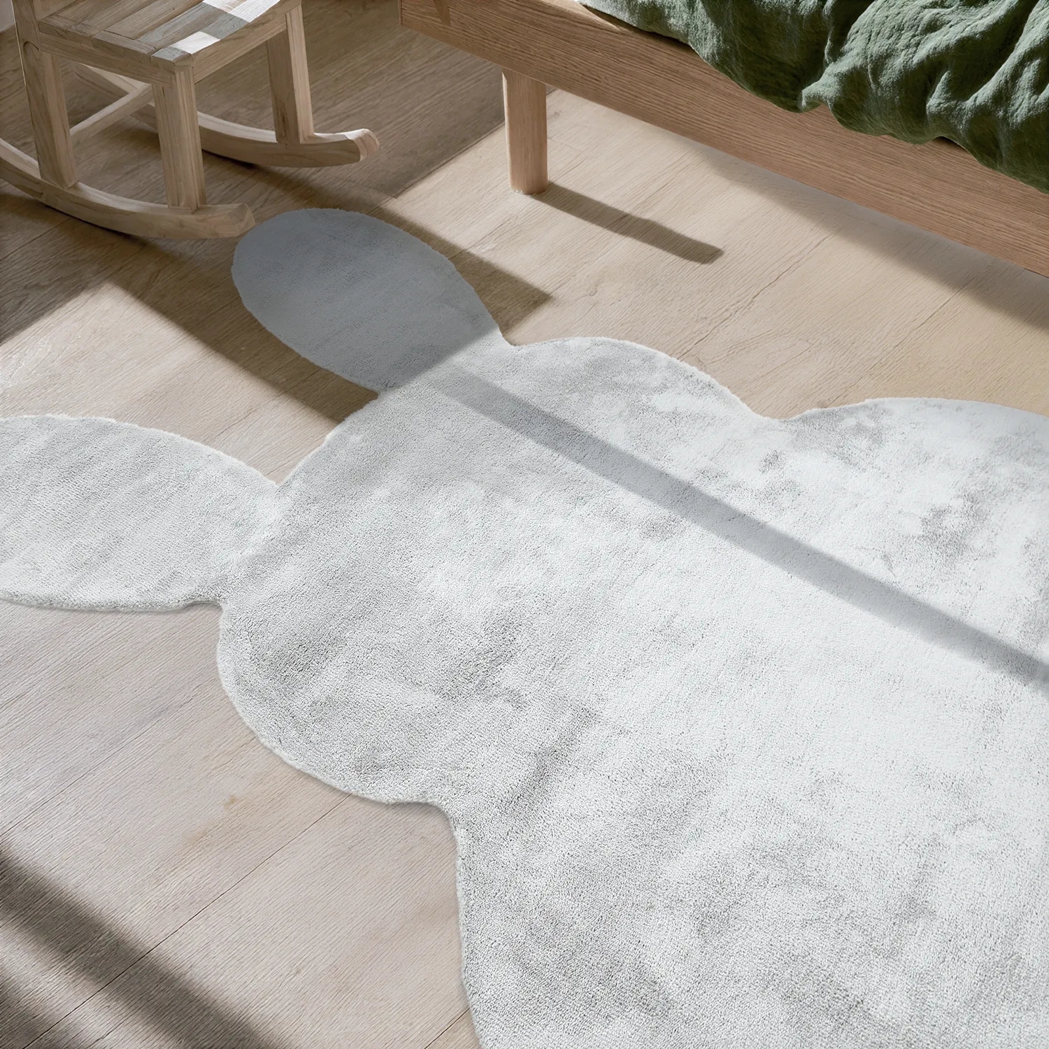 Kinderteppich - Aranga Super Soft Bunny (grau)