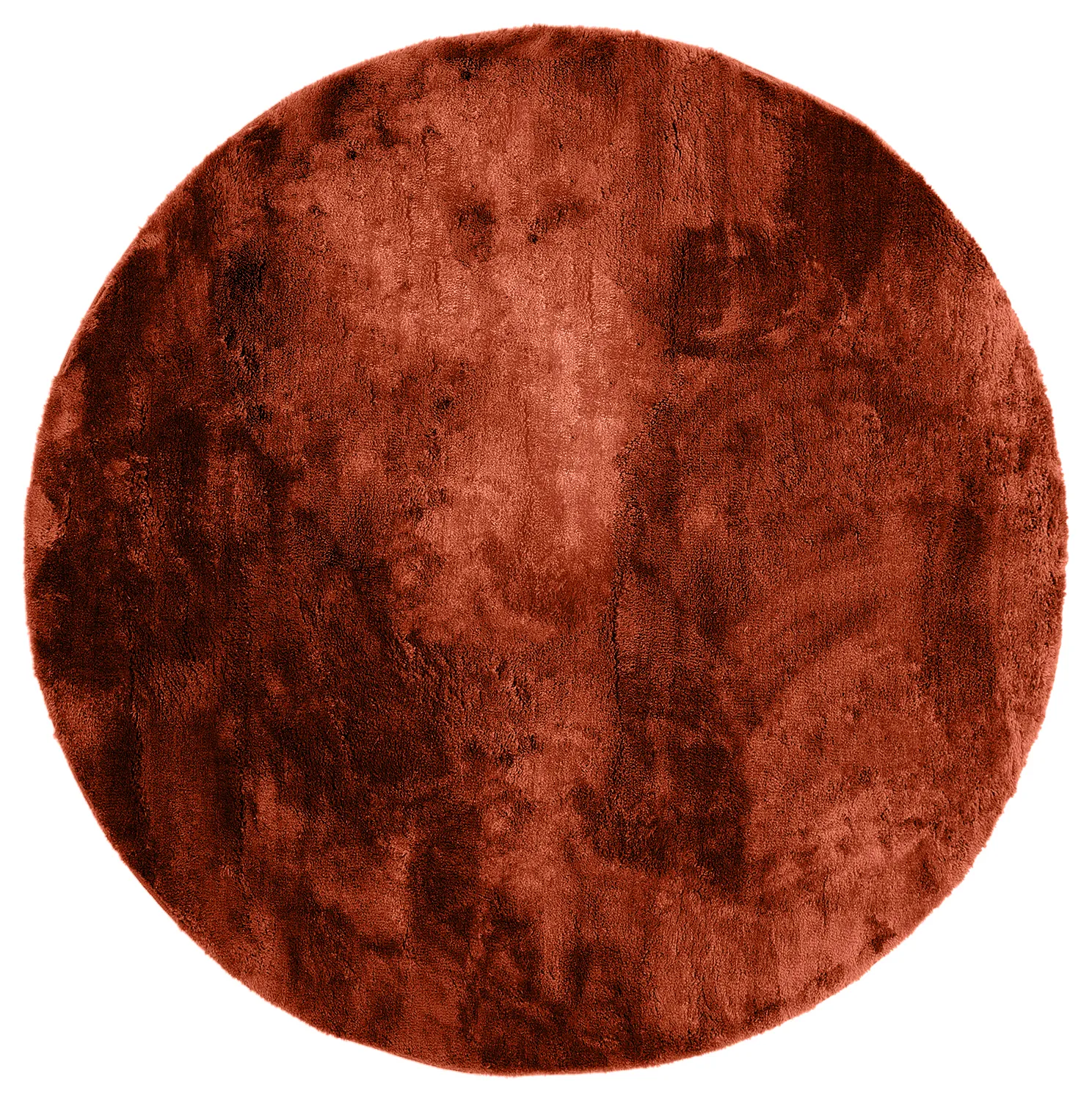 Runde Teppiche - Aranga Super Soft Fur (rot)