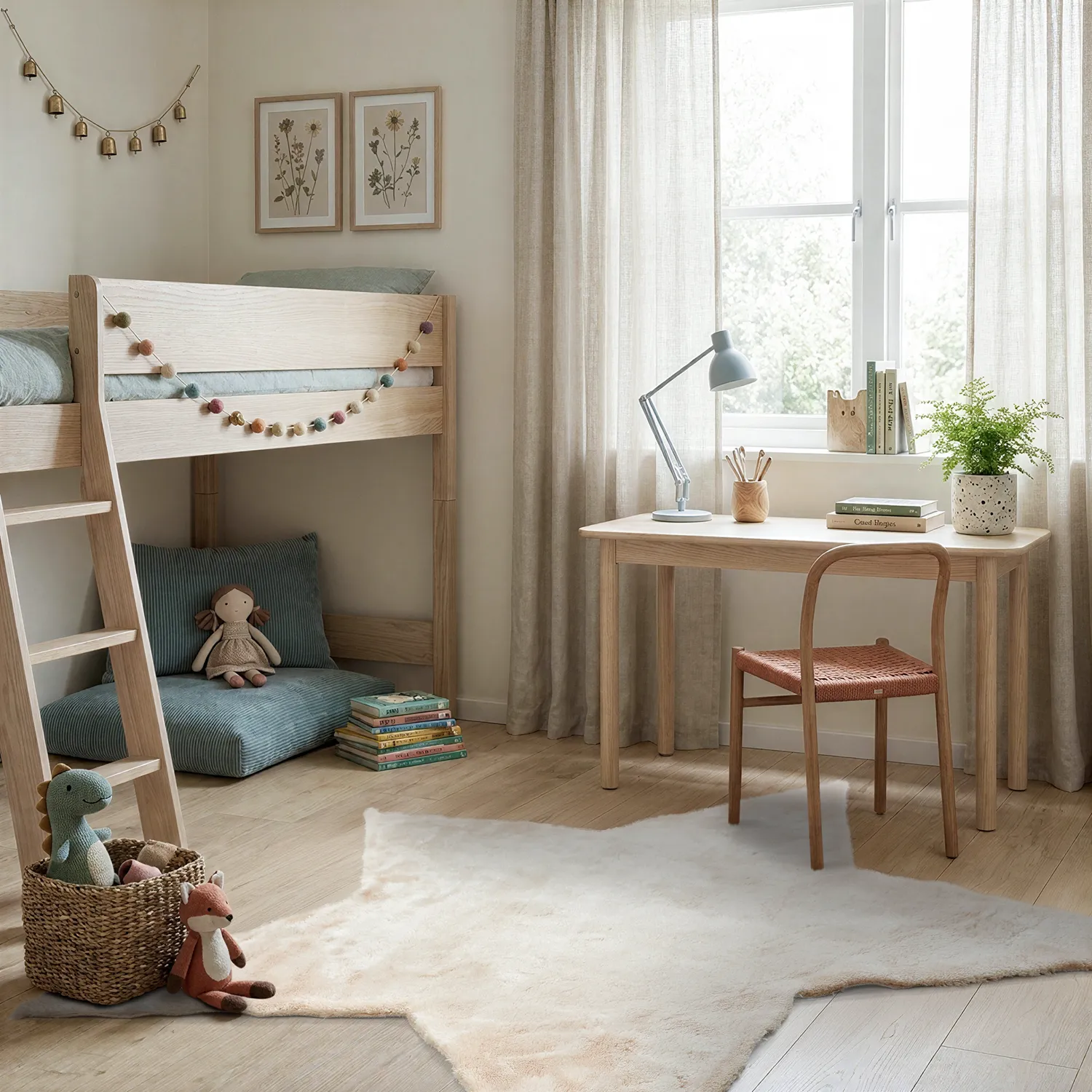 Kinderteppich - Aranga Super Soft Star (beige)
