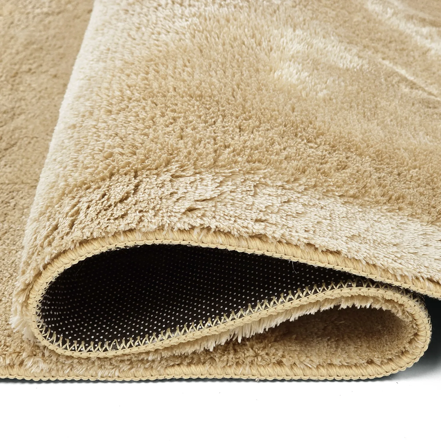 Hochflorteppiche - Aranga Super Soft Fur (dunkelbeige)