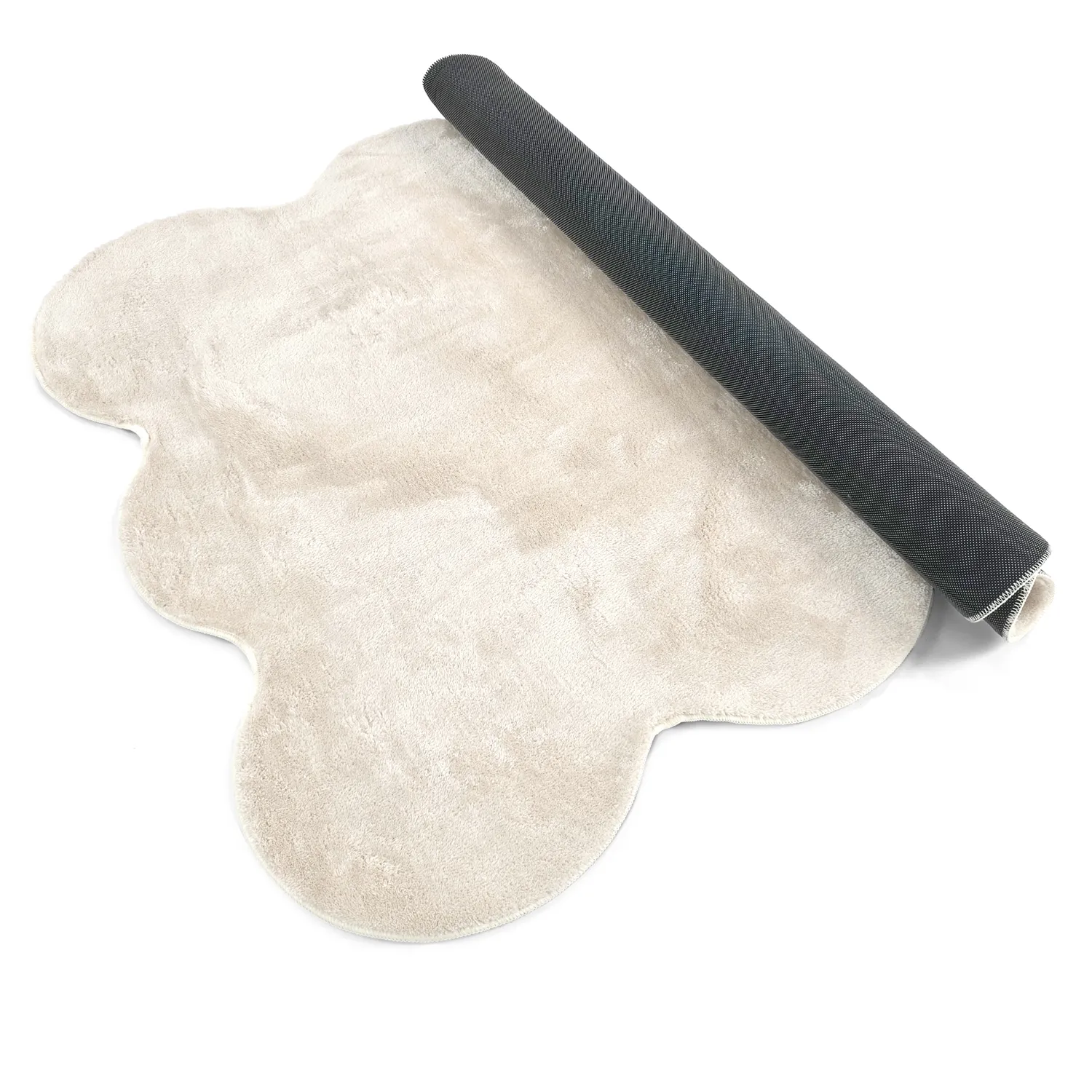 Welligem Hochflorteppich - Aranga Super Soft Fur (beige)