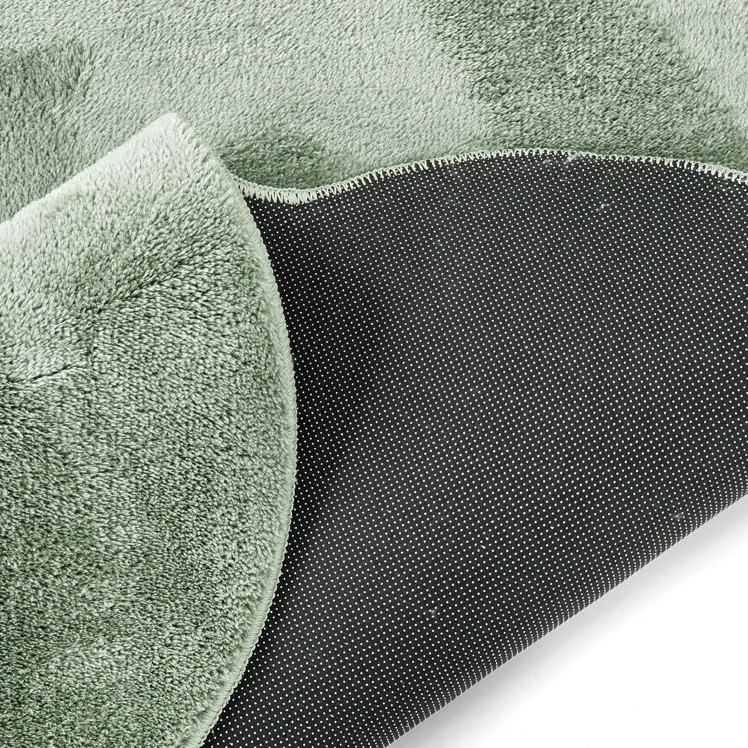 Welligem Hochflorteppich - Aranga Super Soft Fur (grün)