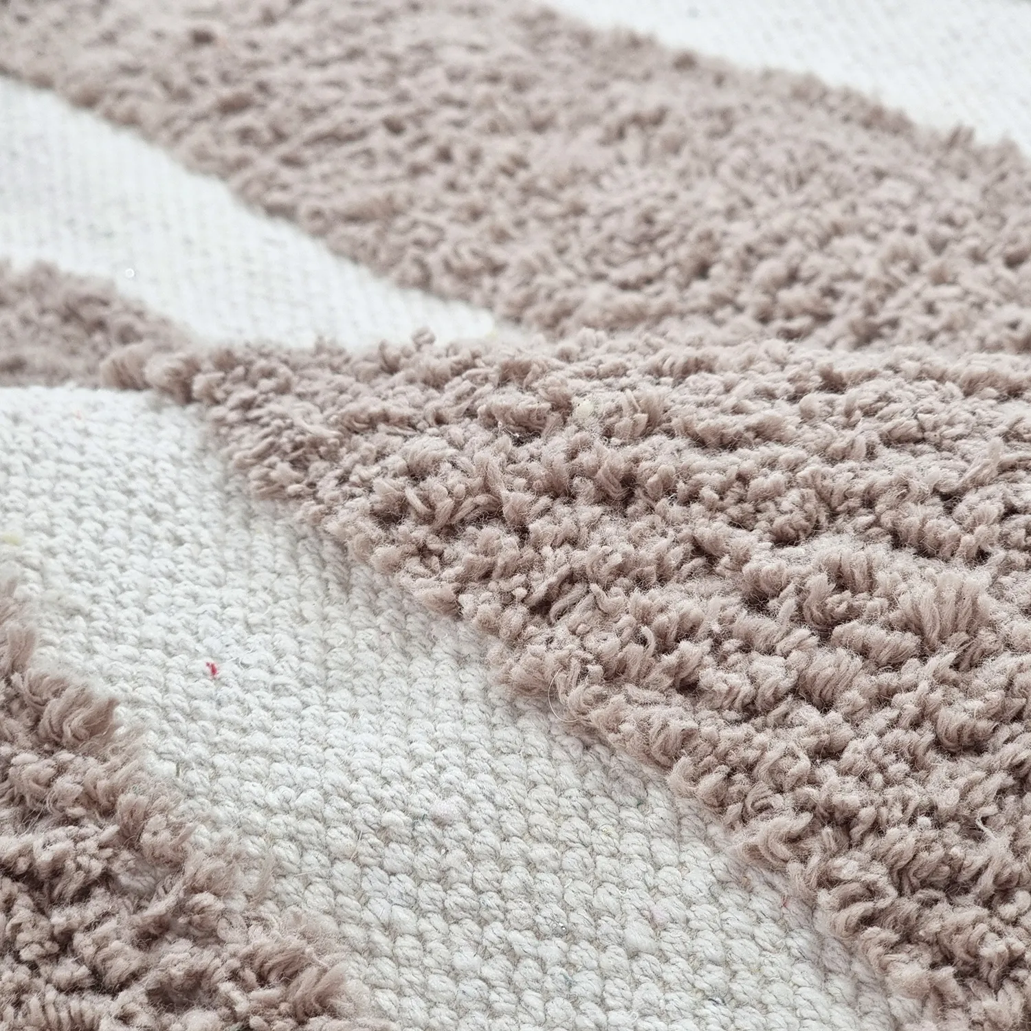 Hochflorteppiche - Callista Natural Cotton Shaggy (taupe)
