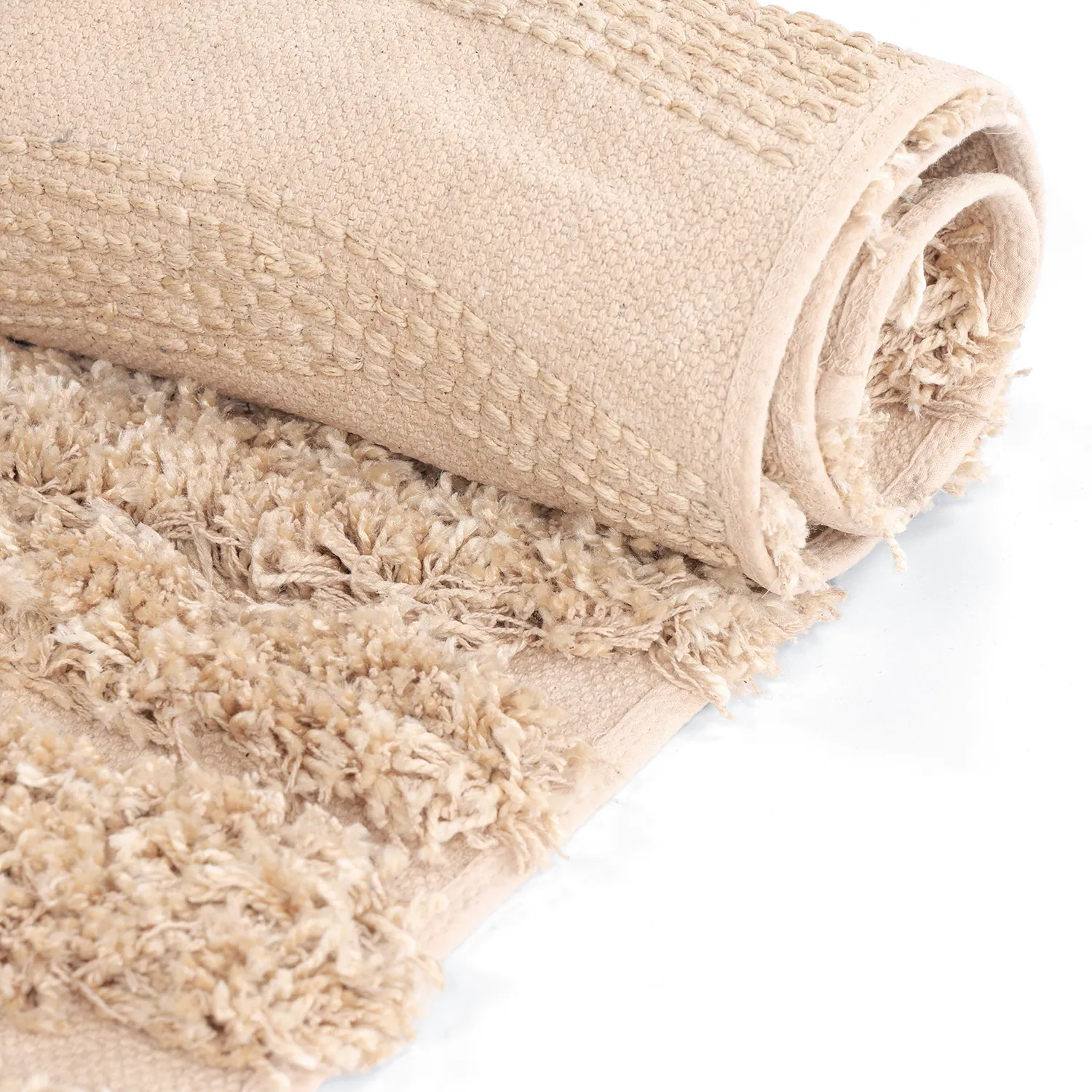 Hochflorteppiche - Cazorla Natural Cotton Shaggy (beige)