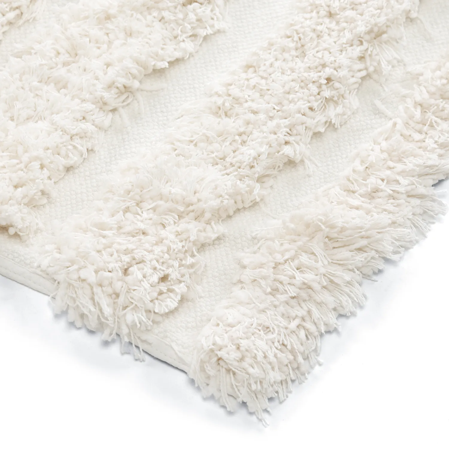 Hochflorteppiche - Cazorla Natural Cotton Shaggy (cremefarben)