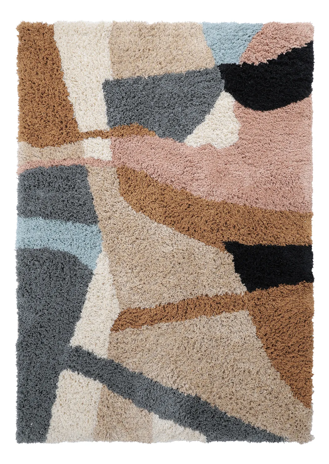 Hochflorteppiche - Cefalu Natural Cotton Shaggy (mehrfarbig)