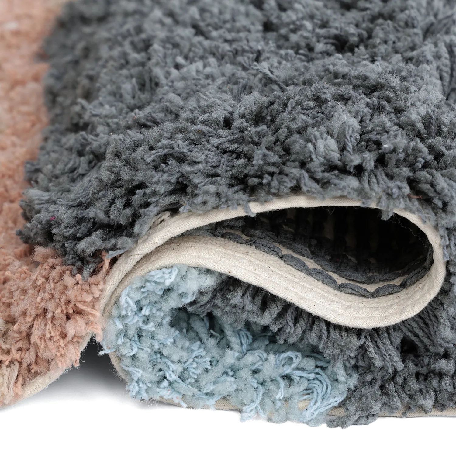 Hochflorteppiche - Cefalu Natural Cotton Shaggy (mehrfarbig)