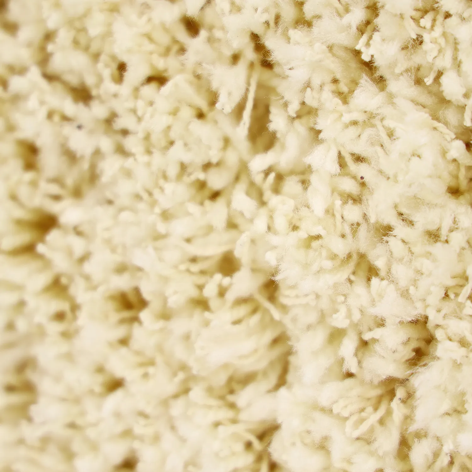 Hochflorteppiche - Combarro Solid Cotton Shaggy (hellgelb)