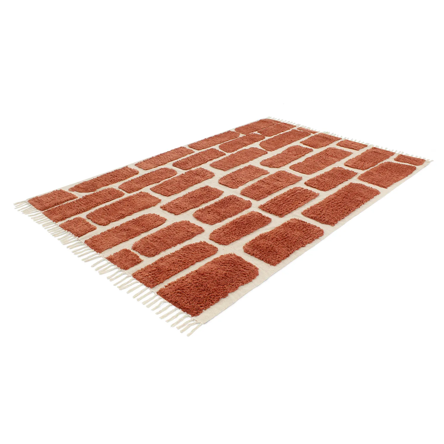 Hochflorteppiche - Cyrus Natural Cotton Shaggy (braun)