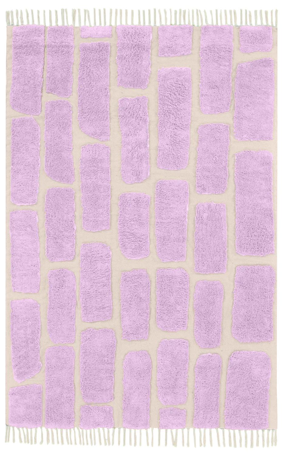 Hochflorteppiche - Cyrus Natural Cotton Shaggy (lila)