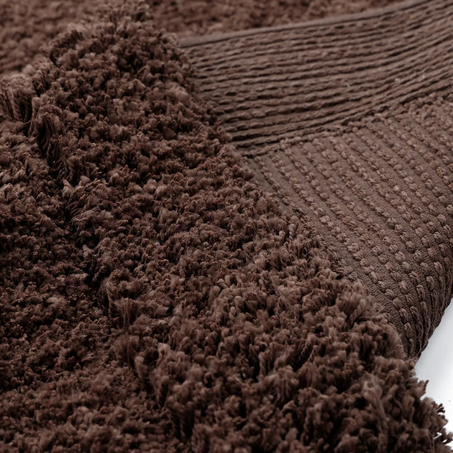 Hochflorteppiche - Molyvos Natural Cotton Shaggy (braun)