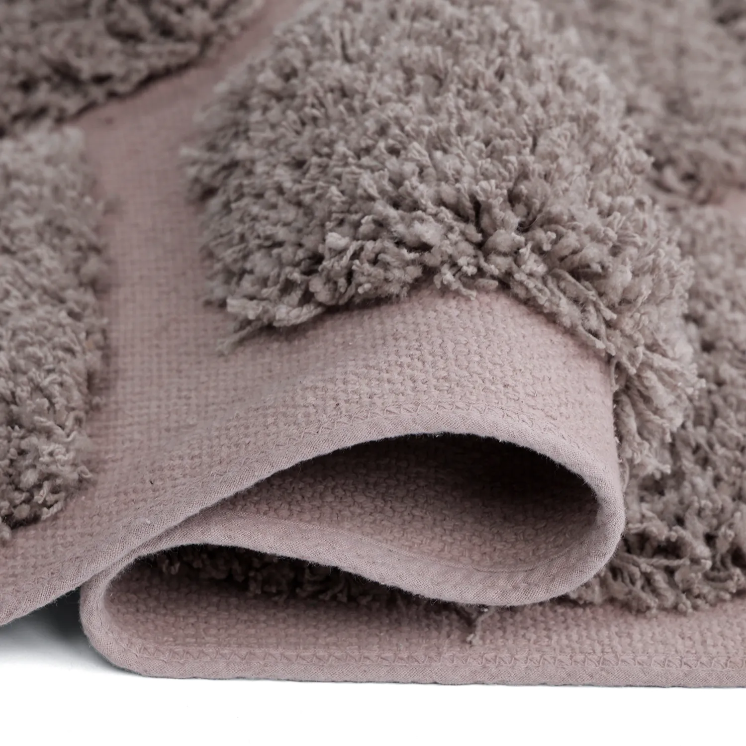 Hochflorteppiche - Otranto Natural Cotton Shaggy (taupe)