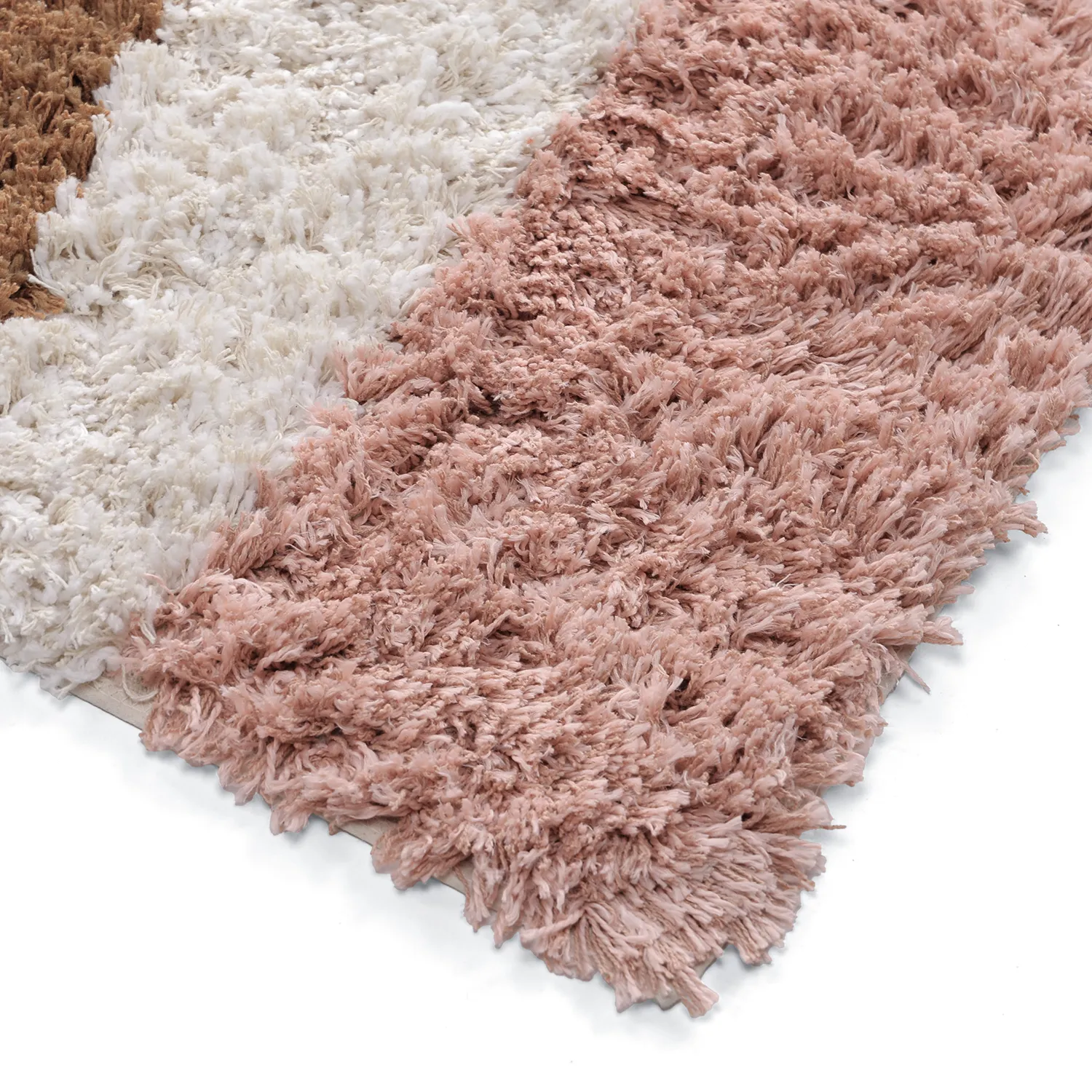 Hochflorteppiche - Perast Natural Cotton Shaggy (mehrfarbig)