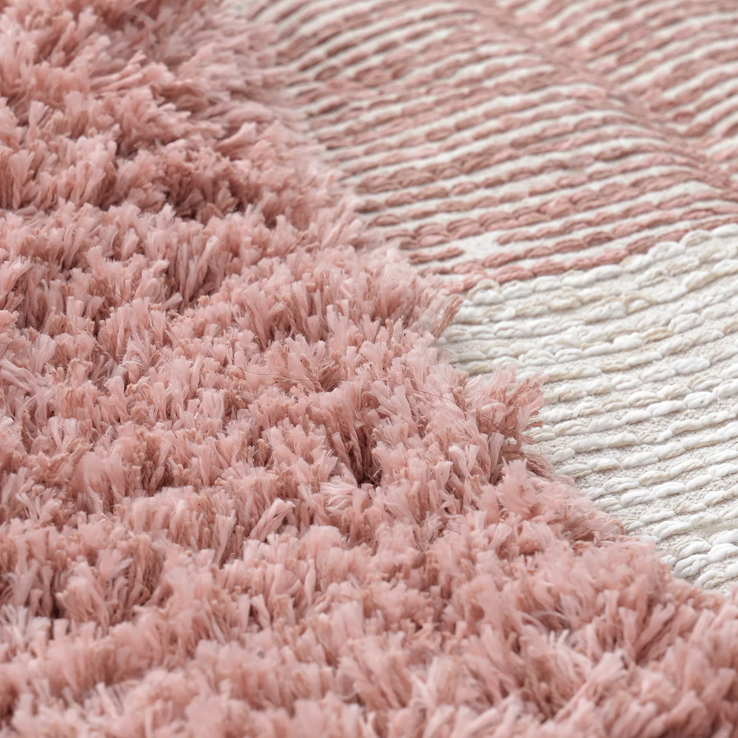 Hochflorteppiche - Perast Natural Cotton Shaggy (mehrfarbig)