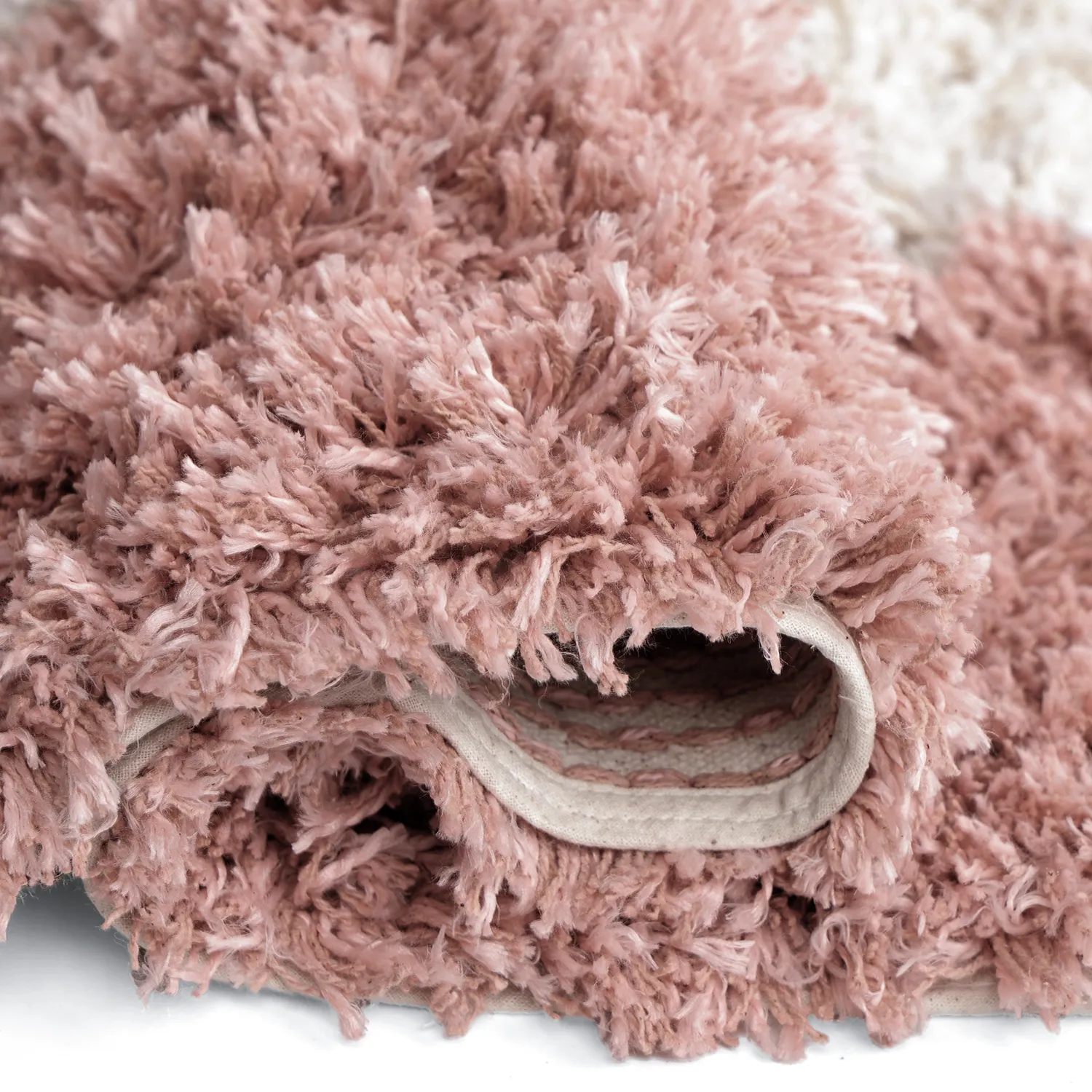 Hochflorteppiche - Perast Natural Cotton Shaggy (mehrfarbig)
