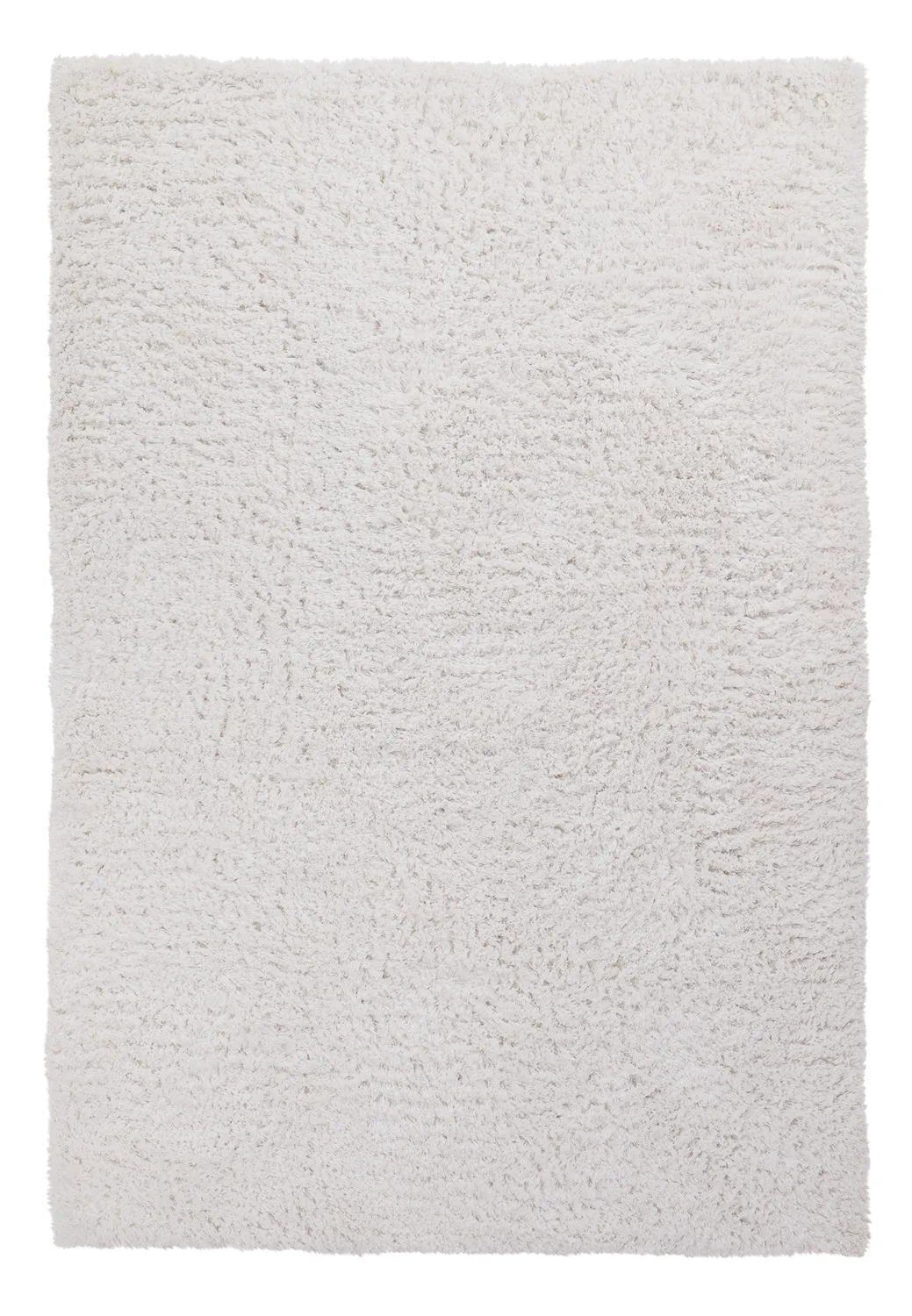 Hochflorteppiche - Combarro Solid Cotton Shaggy (creme)