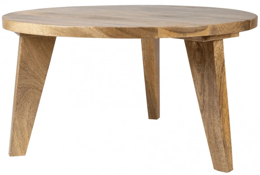 Couchtisch - Vintage - 65 cm round (natur)