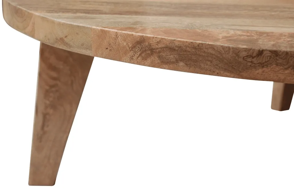 Couchtisch - Vintage - 65 cm round (natur)