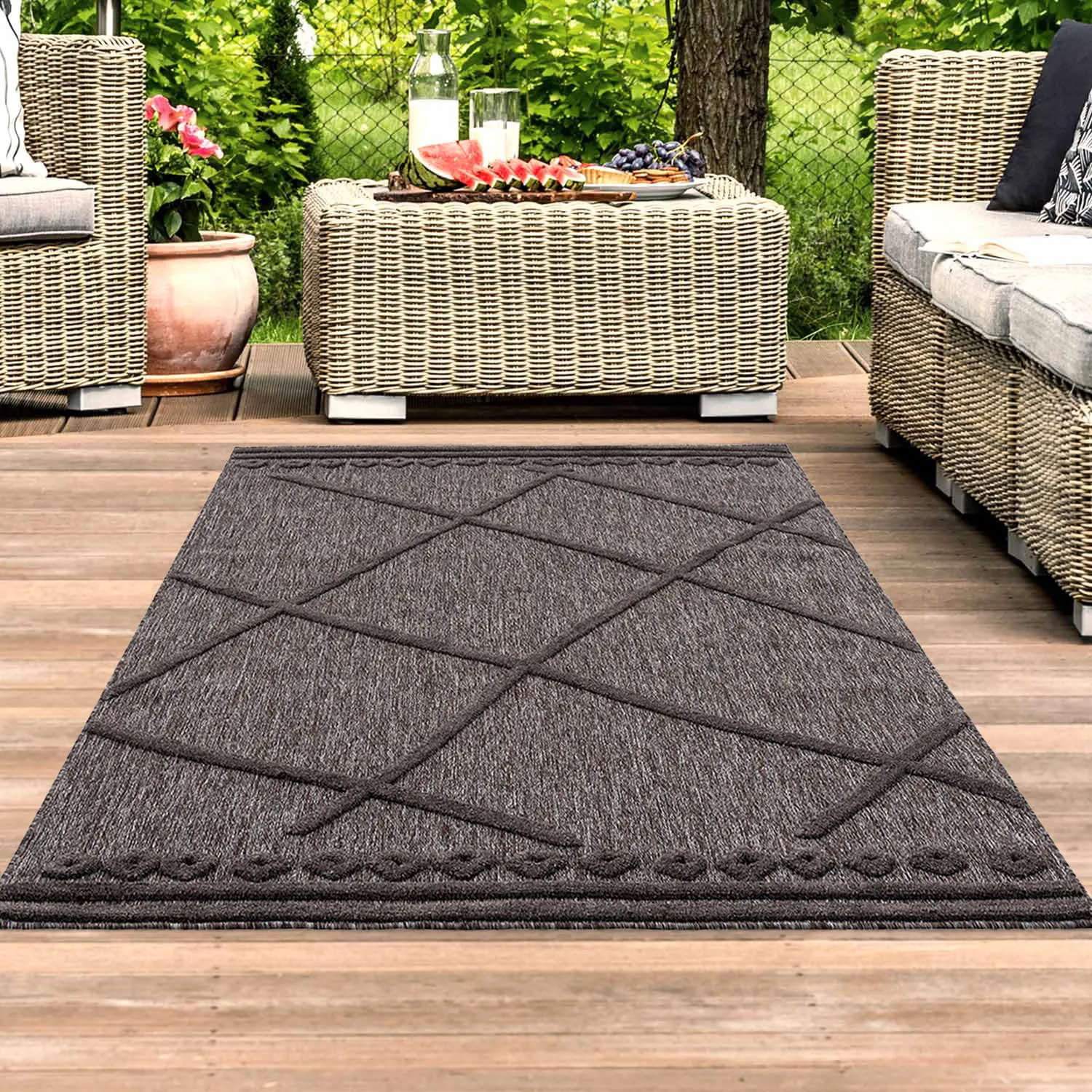 Shaggy Indoor-Outdoor - Newhaven (anthrazit)