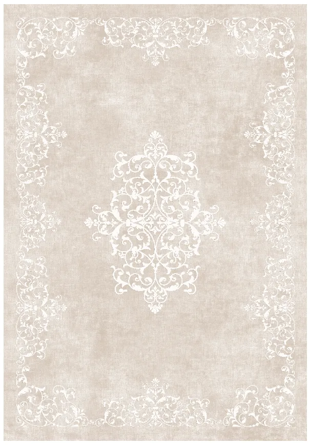 Wilton-Teppich - Santi (beige/weiß)