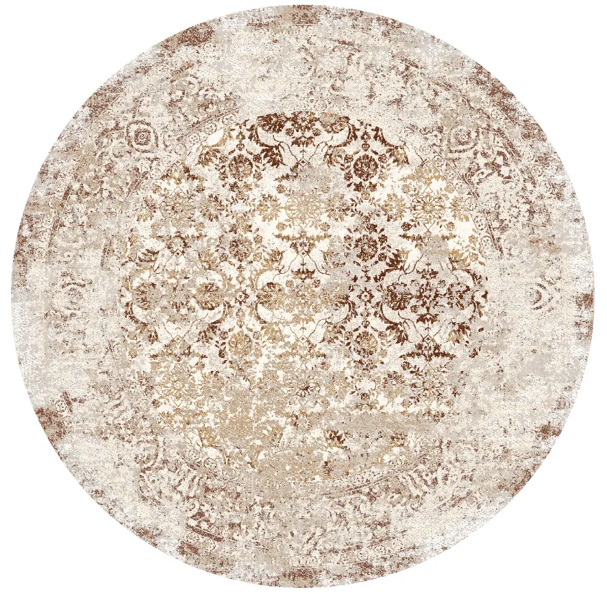 Rund Teppich - Denizli (beige)