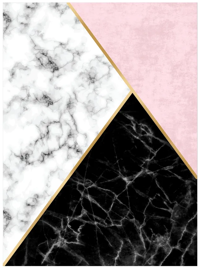 Wilton-Teppich - Savino (schwarz/weiß/rosa)